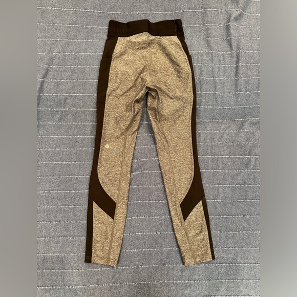 lululemon athletica Gray and Black Leggings - Picture 2 of 2